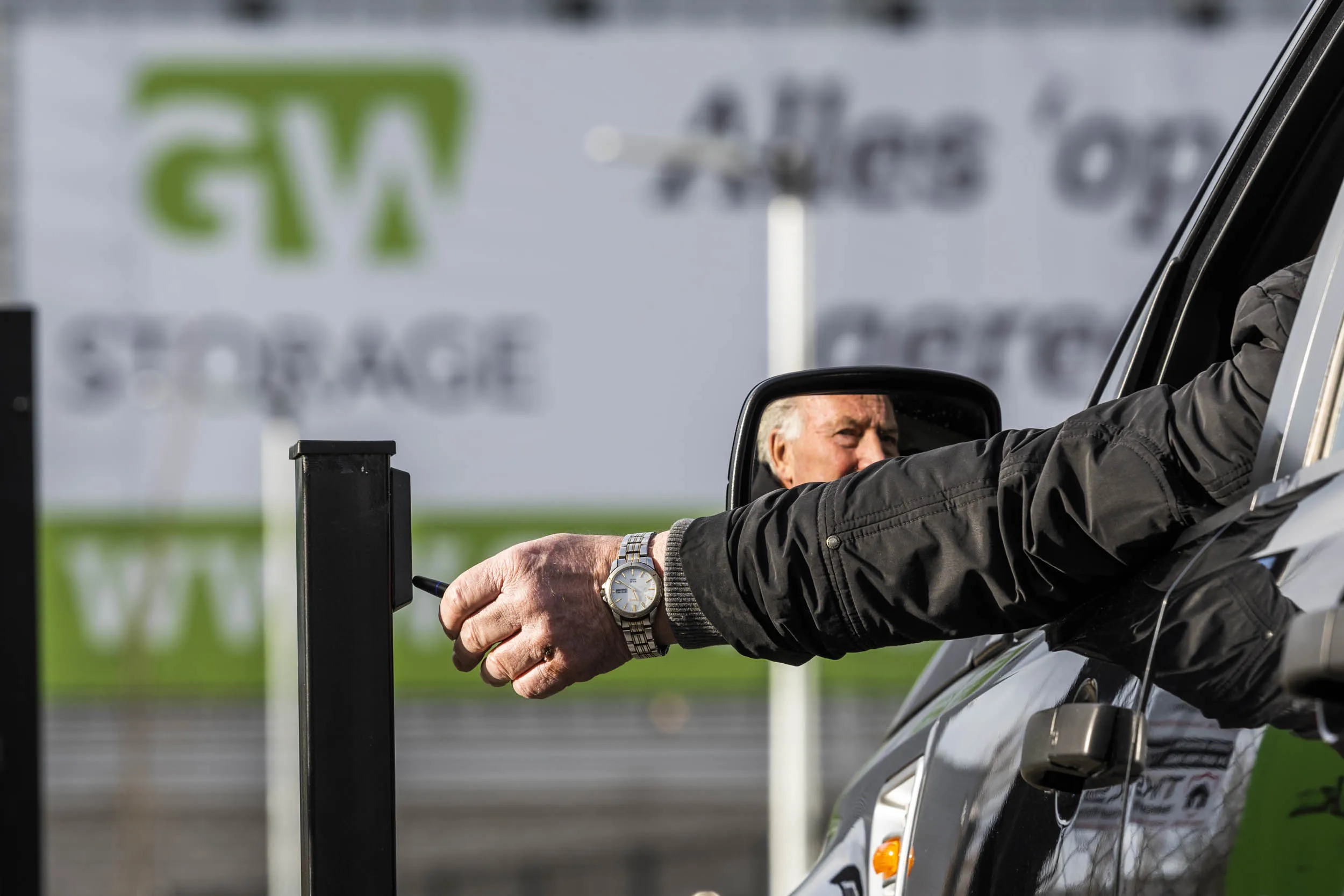 Beveiliging opslagruimtes door camera's